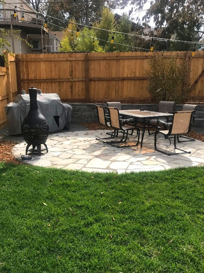 outdoor living space