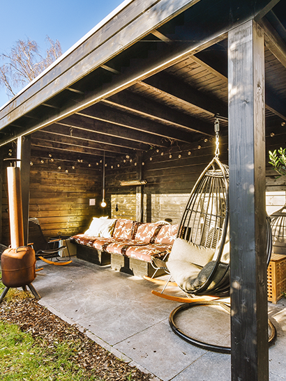 outdoor living space